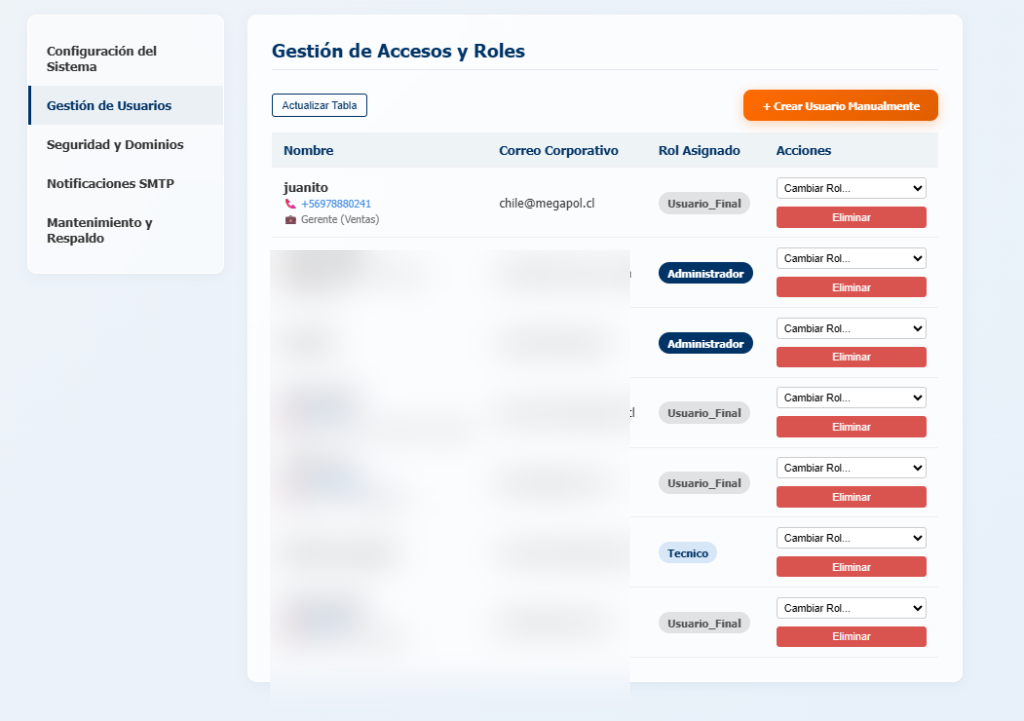 Gestión de Cuentas Microsoft 365 y Google Workspace